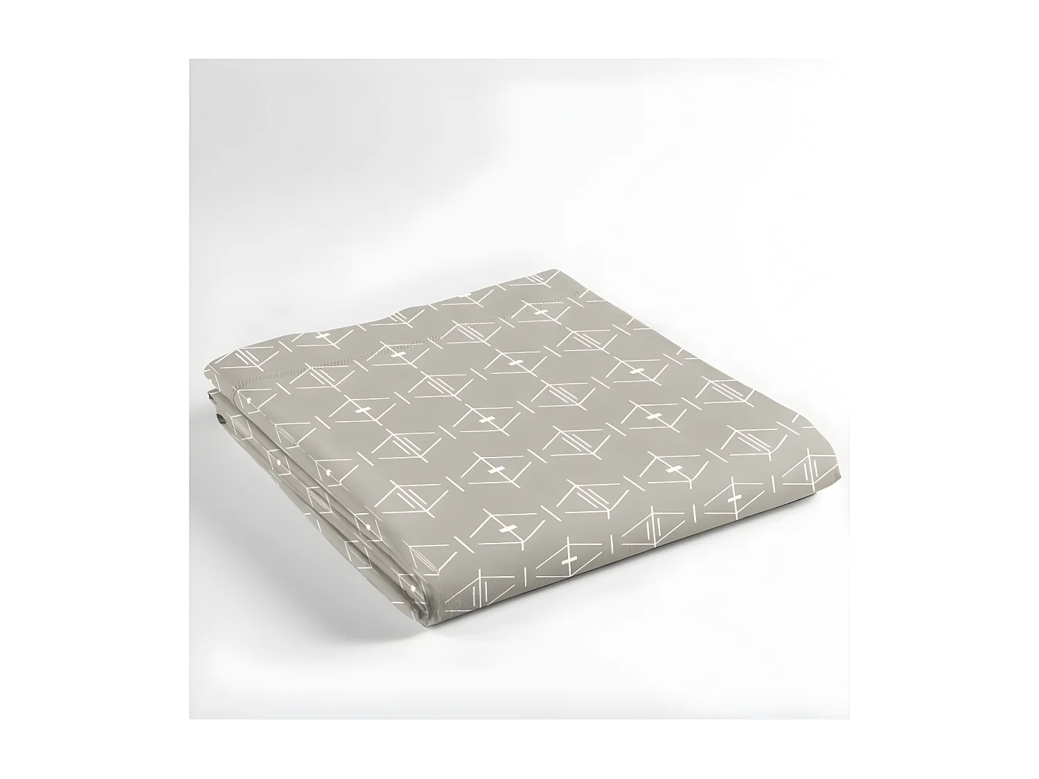 Drap Plat en Coton "Aristide" 180x290cm Naturel