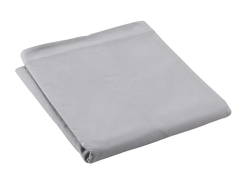 Drap Plat "Percaline" 180x290cm Gris