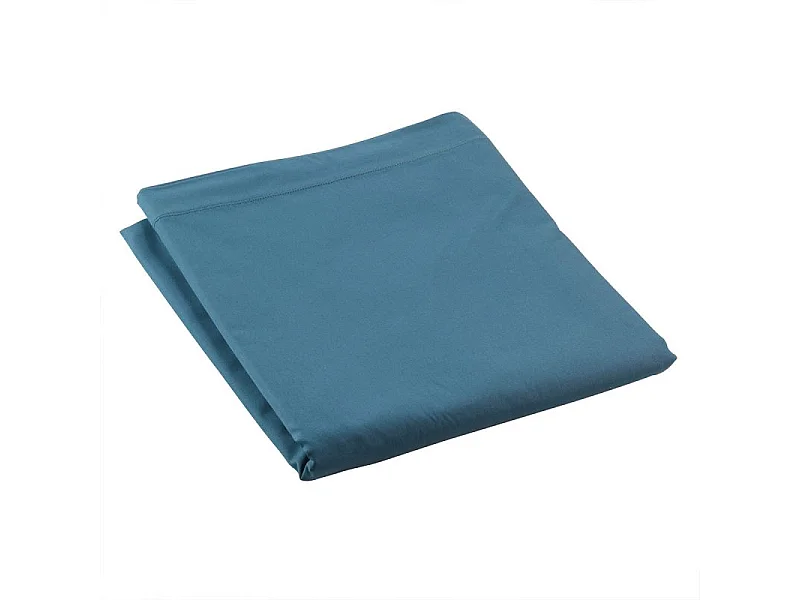 Drap Plat "Percaline" 180x290cm Bleu