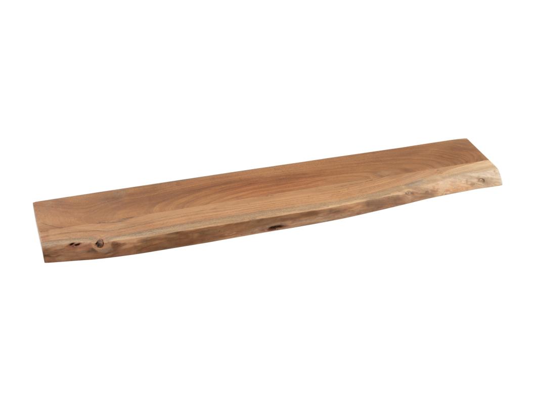 Tablero de pared de madera de acacia natural Kheira L 115 cm