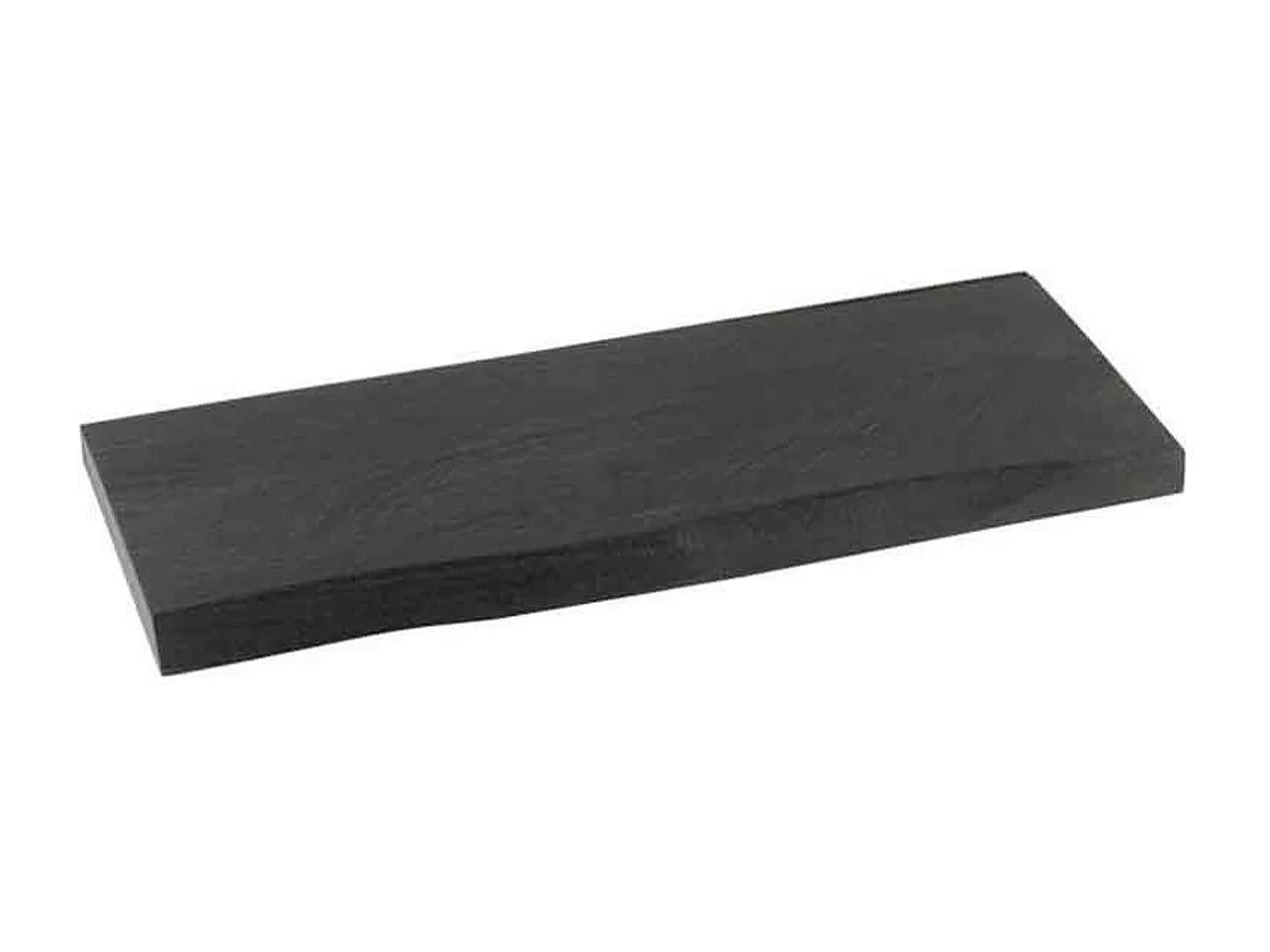 Boris zwarte massief houten wandplank L 70 cm