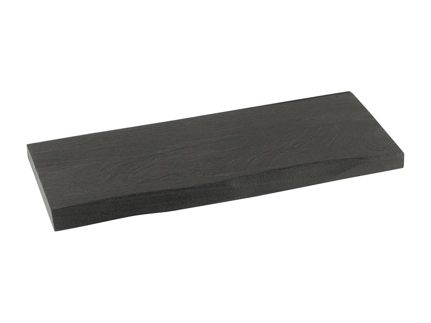 Boris zwarte massief houten wandplank L 70 cm