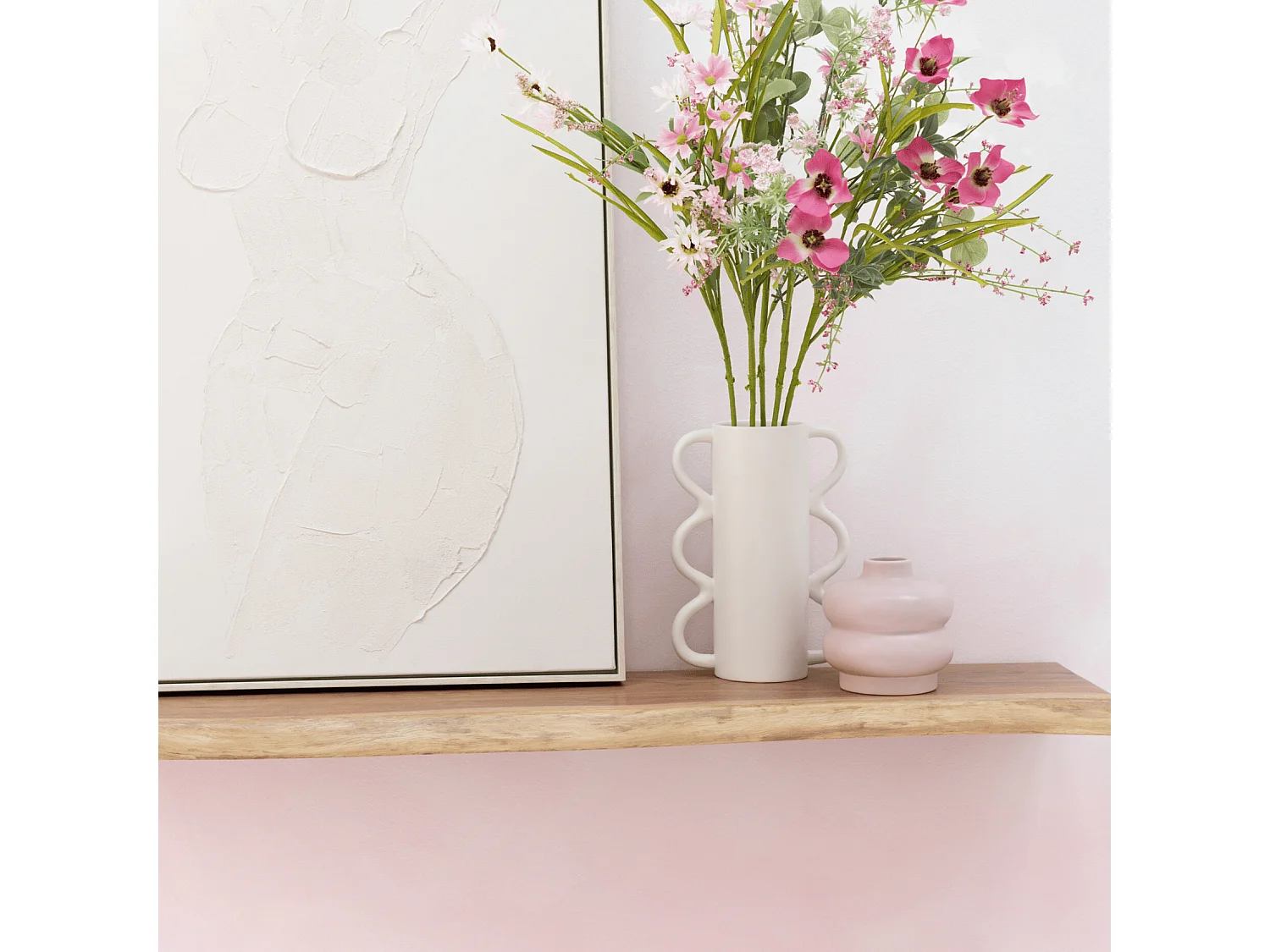 Étagère Murale en Bois "Gérard" 70cm Naturel