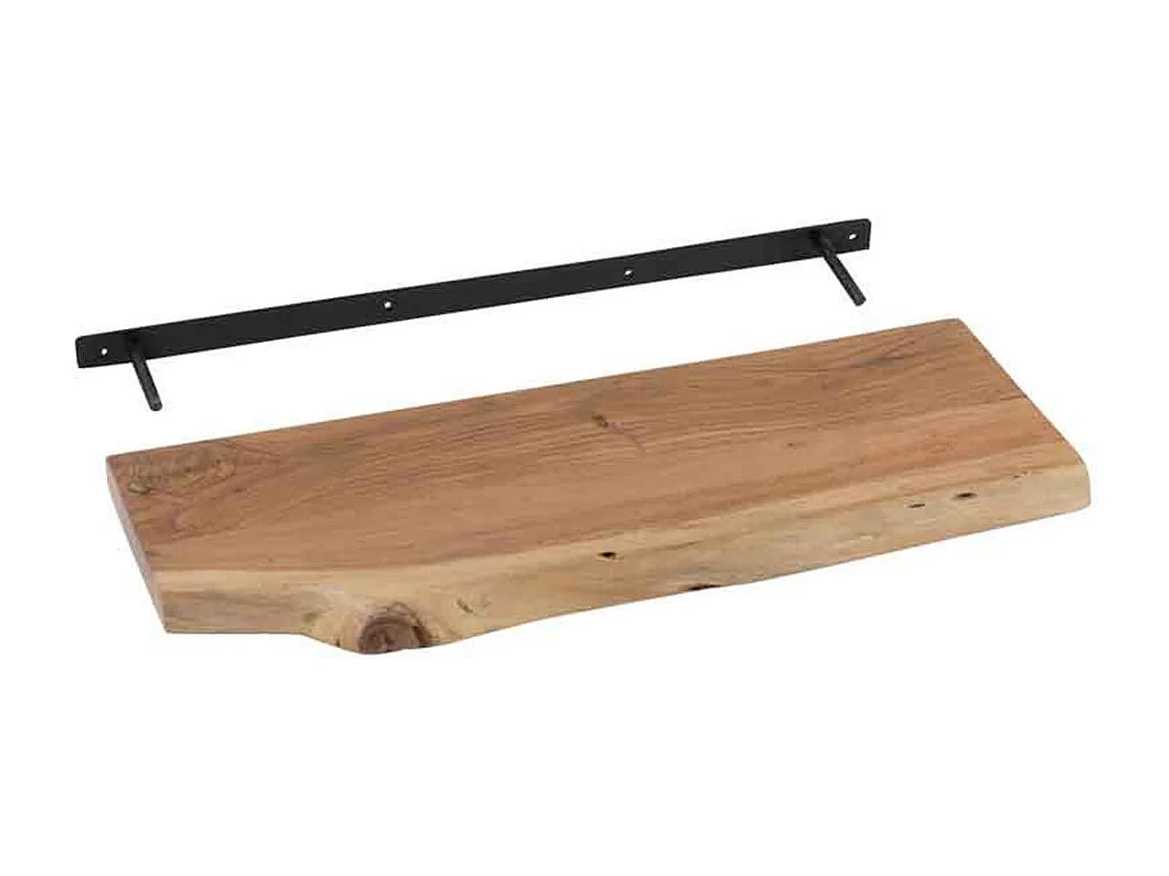 Jacar natuurlijke acaciahouten wandplank L 70 cm