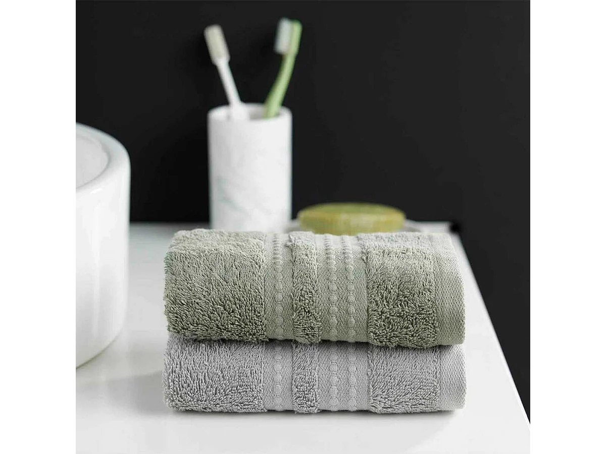 Serviette d'Invité "Excellence" 30x50cm Vert Sauge