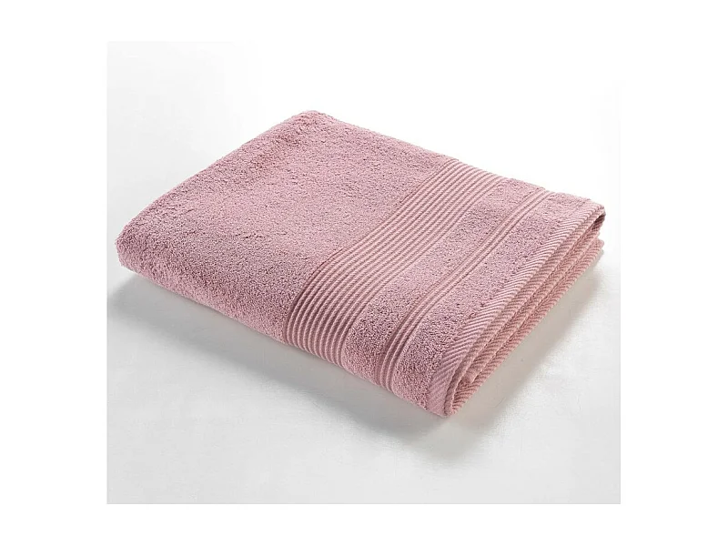 Drap de Bain "Tendresse" 90x150cm Bois de Rose