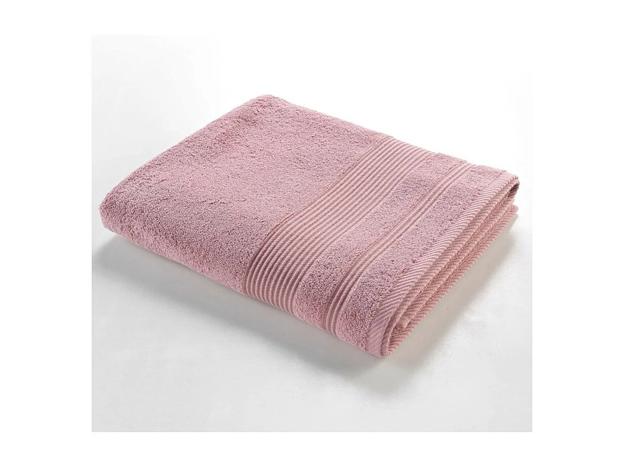 Drap de Bain "Tendresse" 90x150cm Bois de Rose