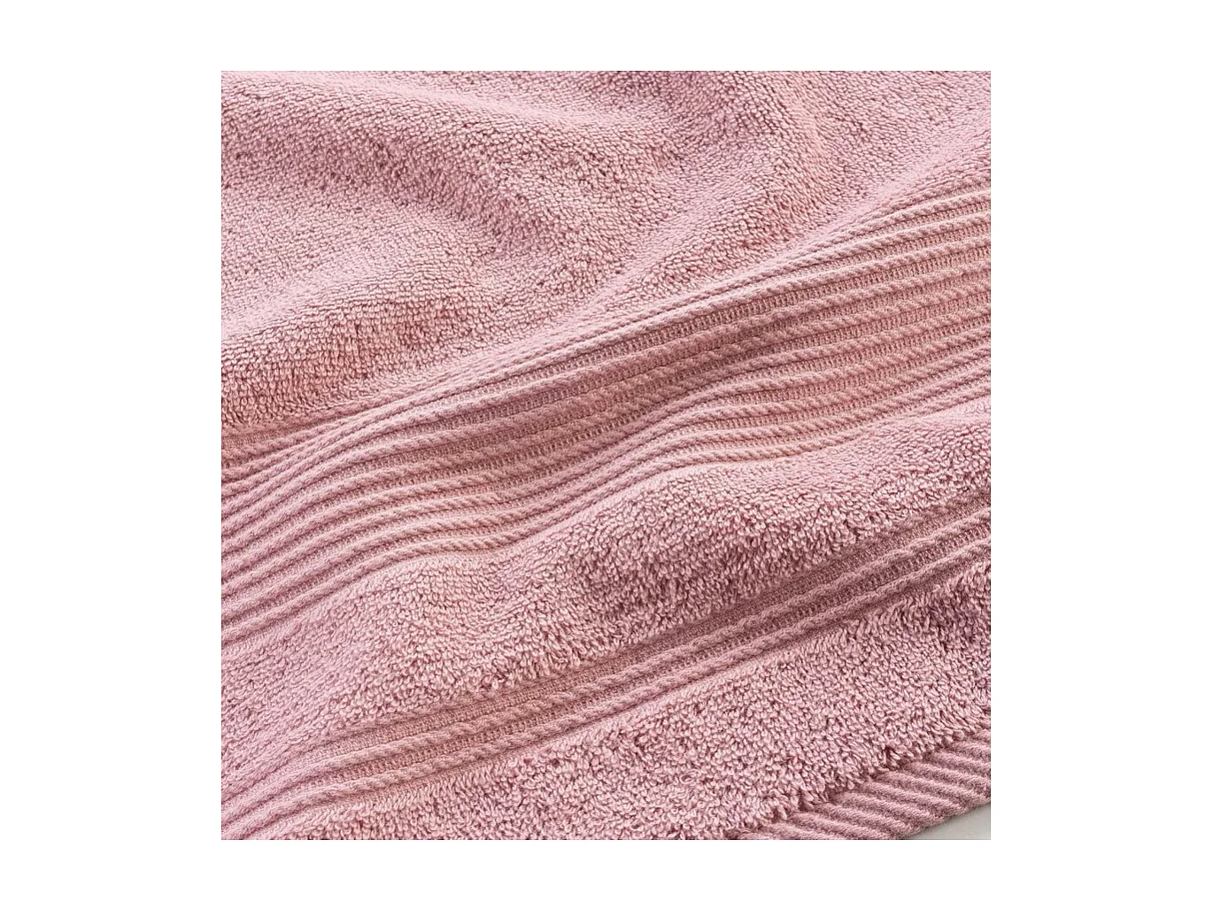 Drap de Bain "Tendresse" 90x150cm Bois de Rose