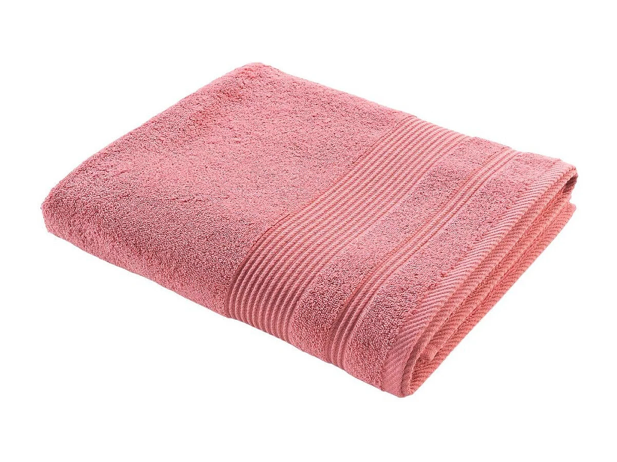 Drap de Bain "Tendresse" 90x150cm Bois de Rose