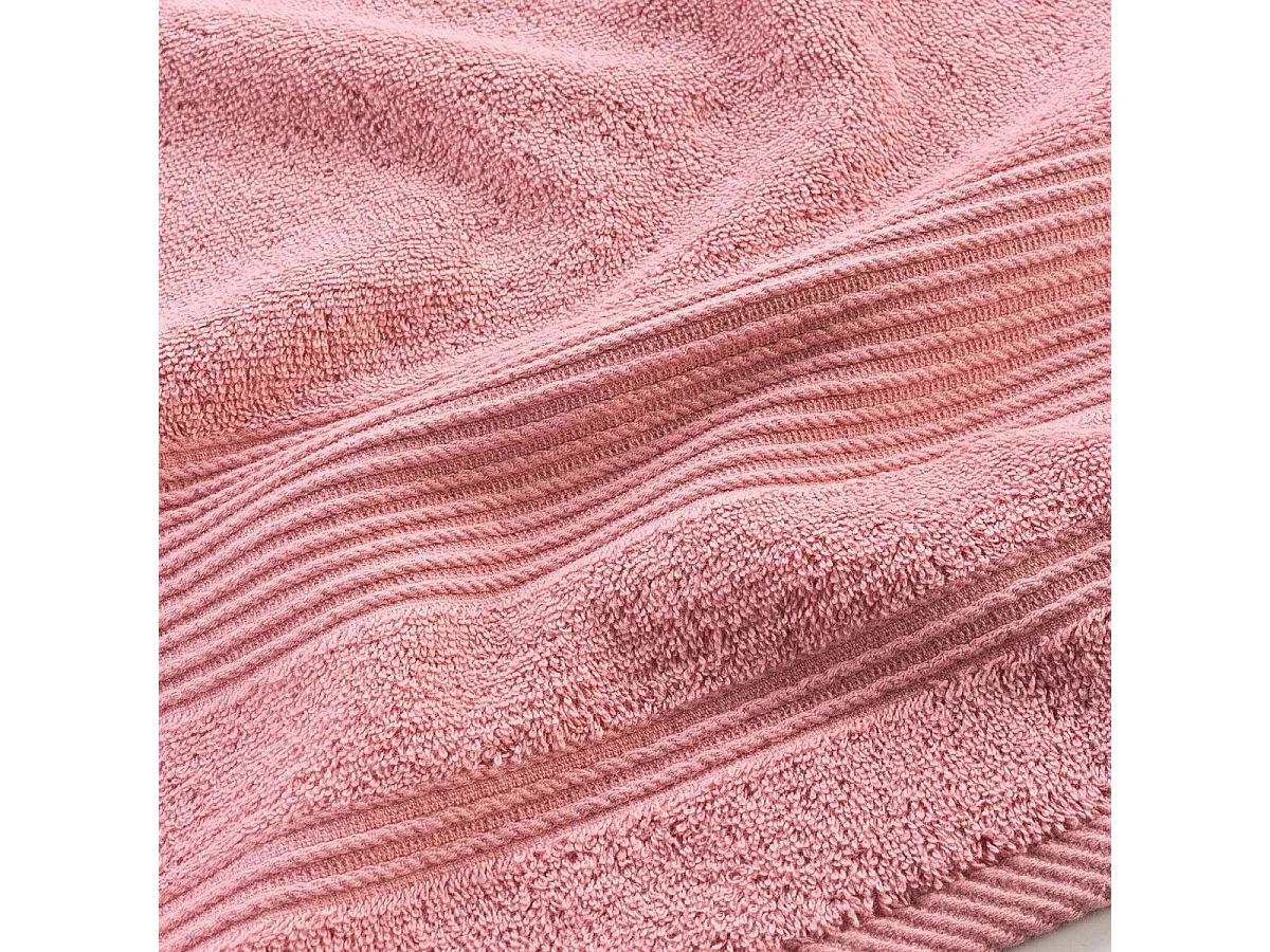 Drap de Bain "Tendresse" 90x150cm Bois de Rose