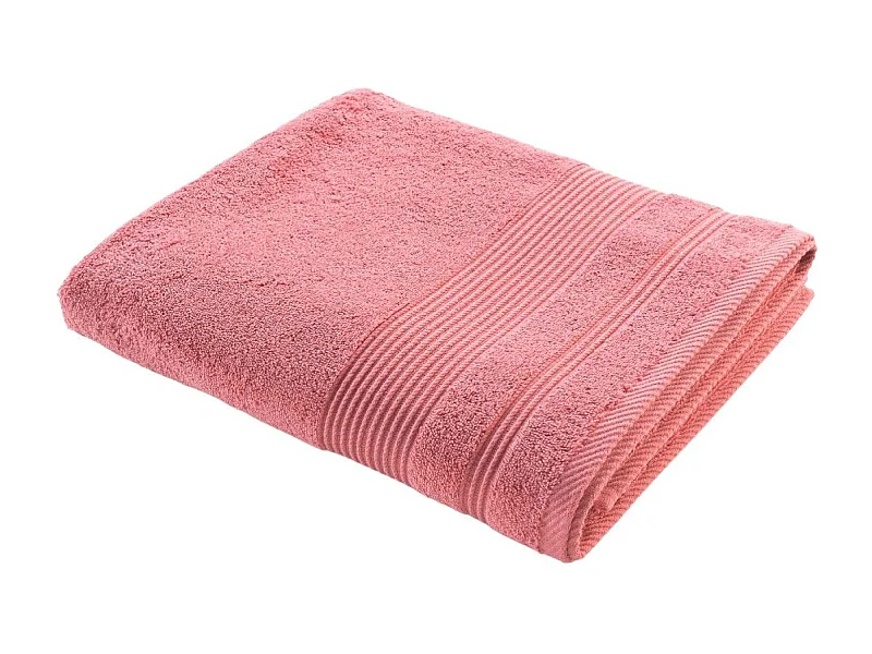 Drap de Bain "Tendresse" 90x150cm Bois de Rose