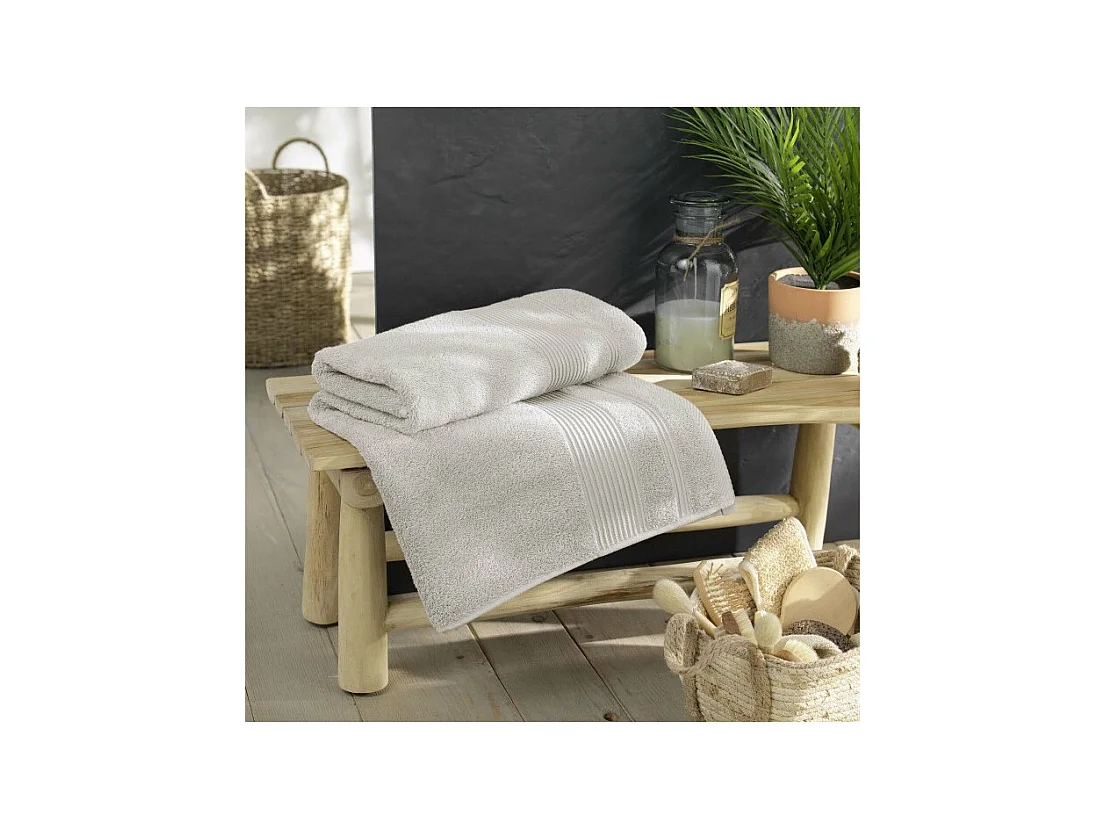 Drap de Bain 90 x 150 cm Tendresse Lin - Eponge Unie