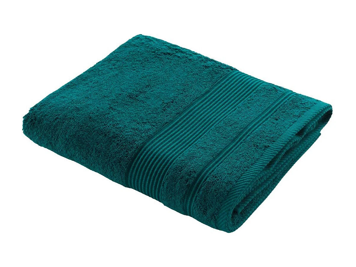 Drap de Bain "Tendresse" 90x150cm Émeraude