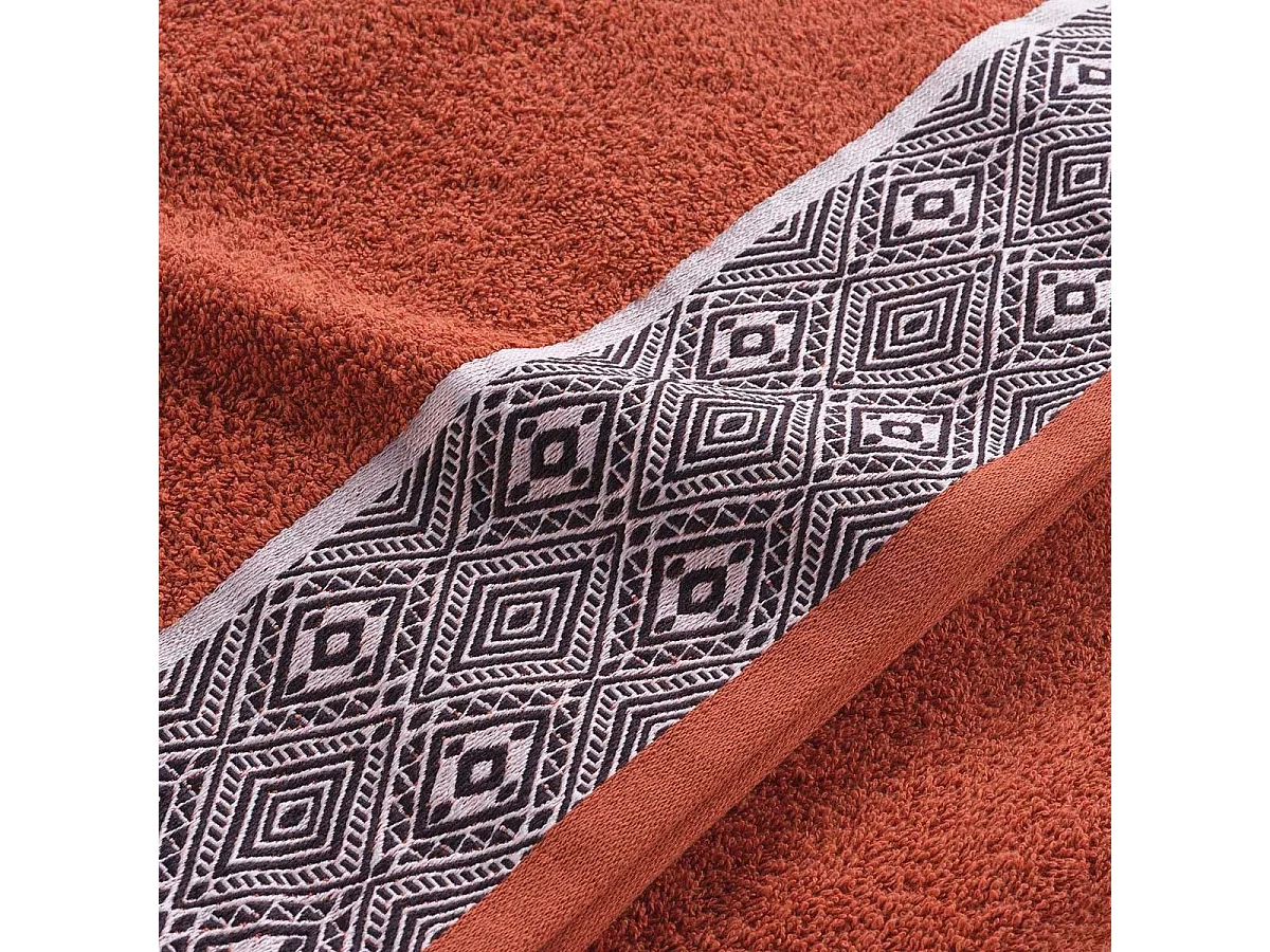 Drap de Bain "Esteban" 90x150cm Terracotta