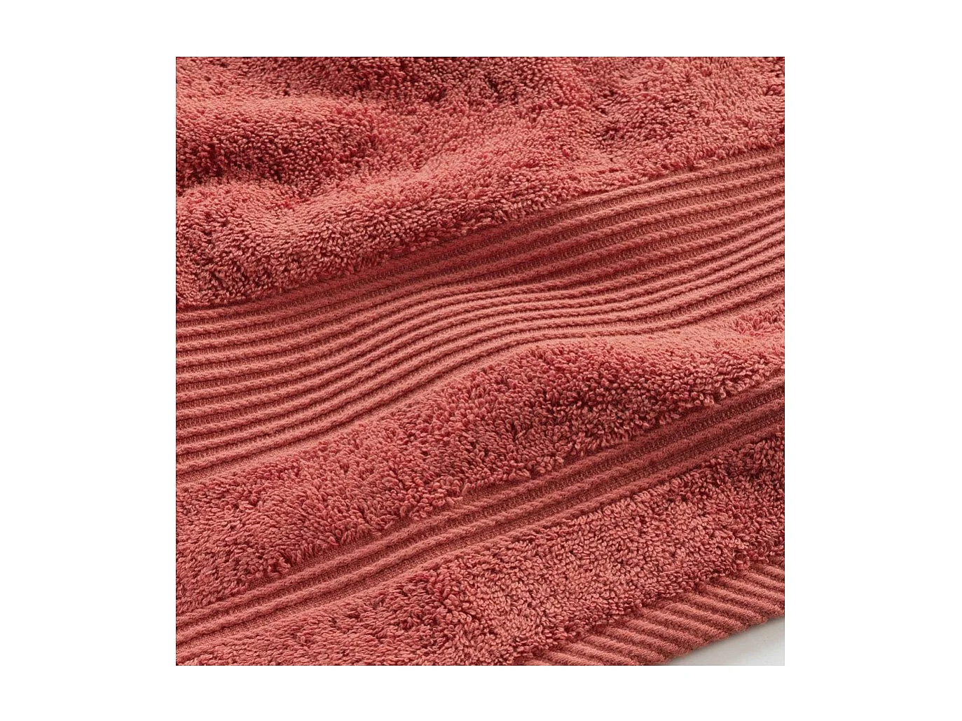 Drap de Bain "Tendresse" 90x150cm Terracotta