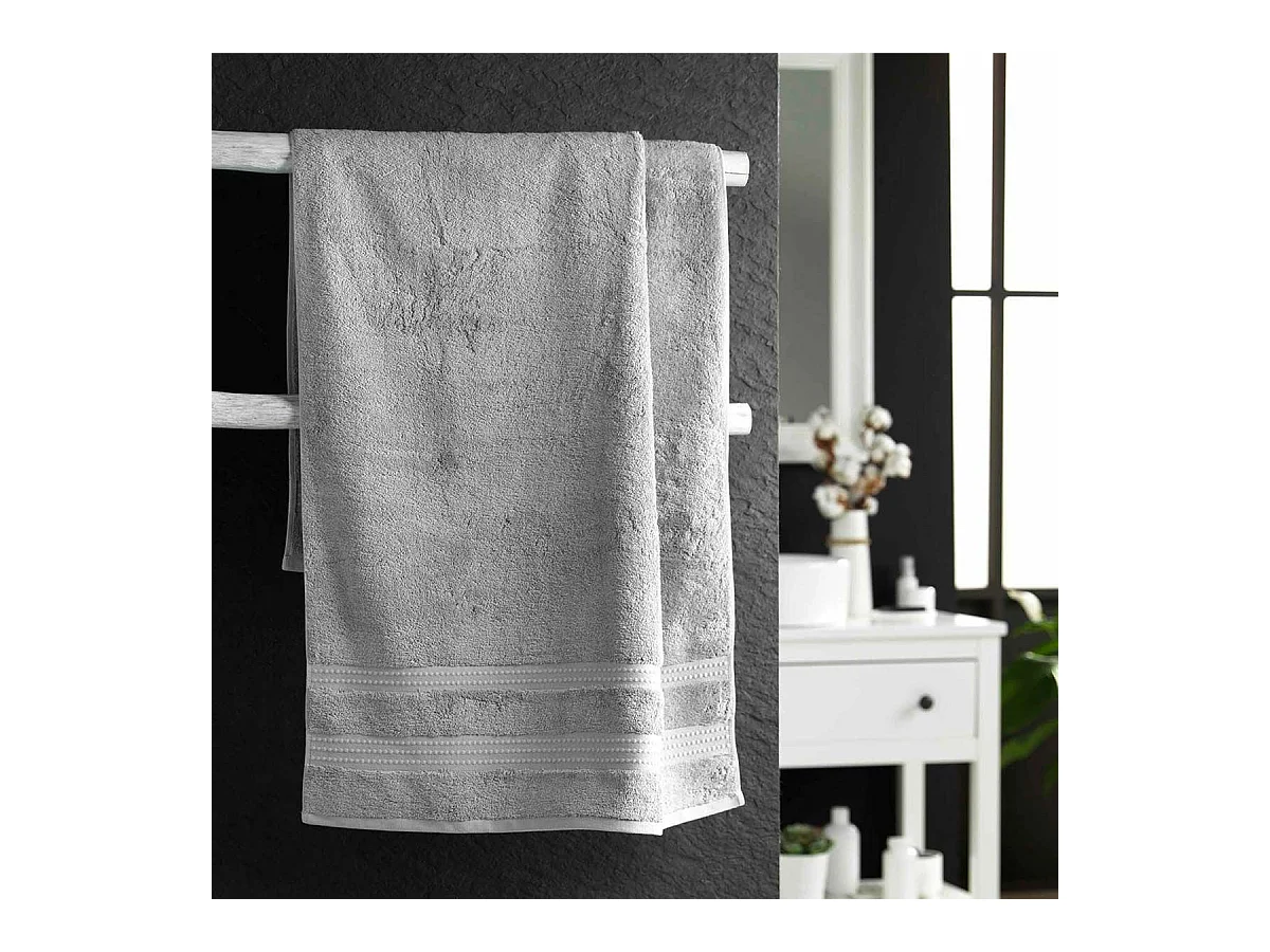 Drap de Douche "Excellence" 70x130cm Gris