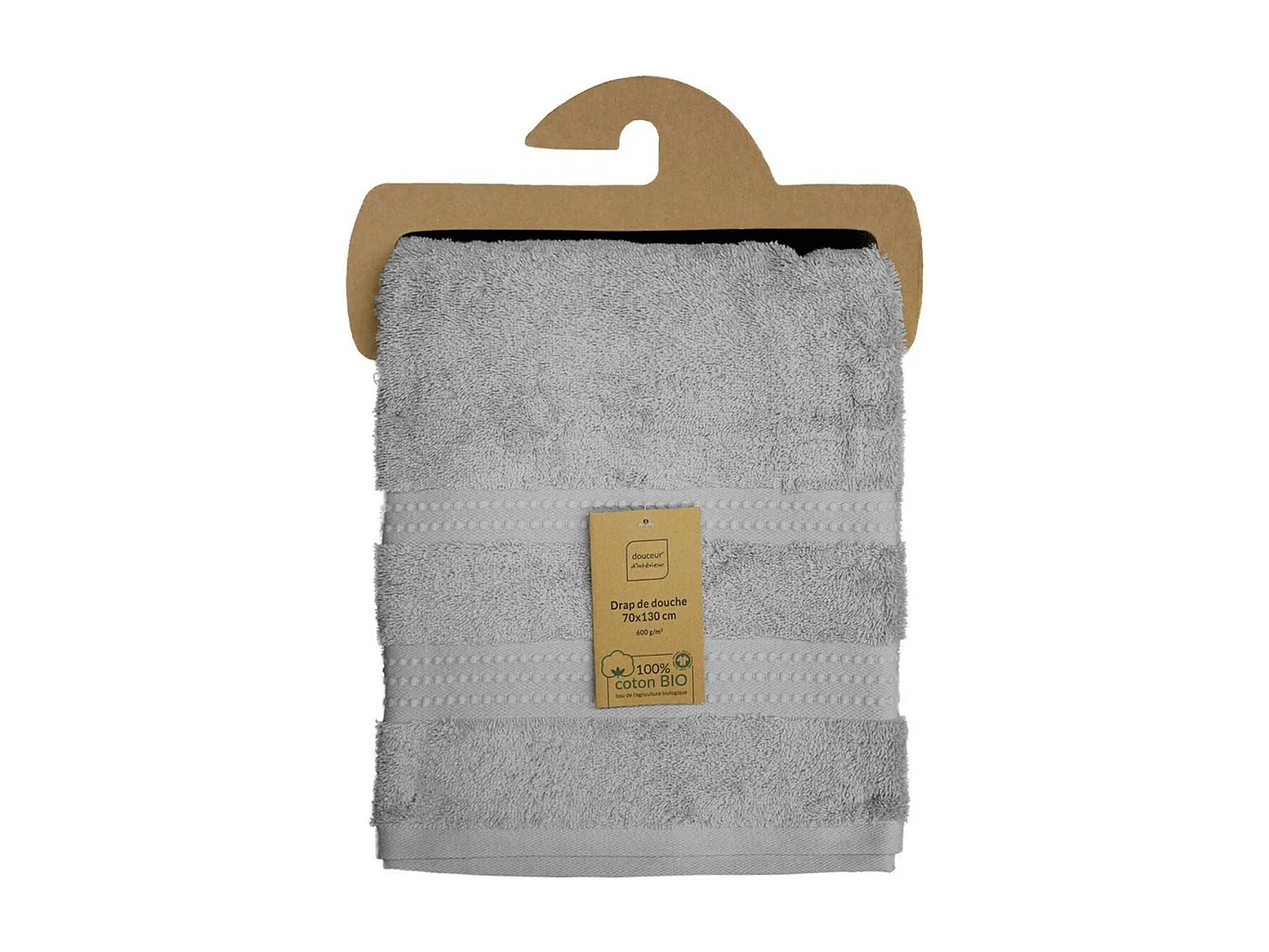 Drap de Douche "Excellence" 70x130cm Gris