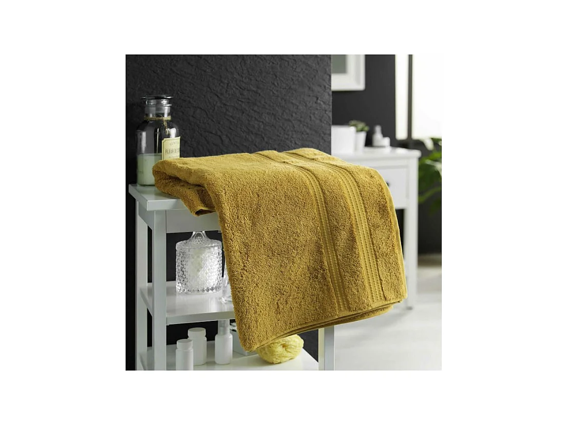 Drap de Bain 90 x 150 cm Excellence Bio Tournesol - Eponge Unie