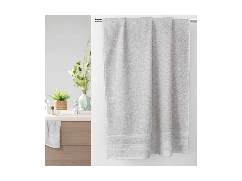Drap de Bain "Excellence" 90x150cm Gris Clair