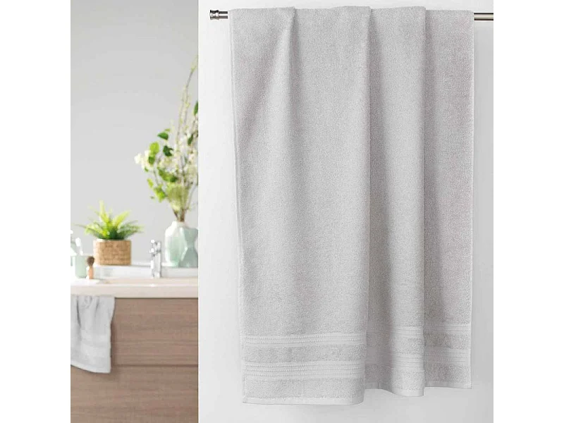 Drap de Bain "Excellence" 90x150cm Gris Clair