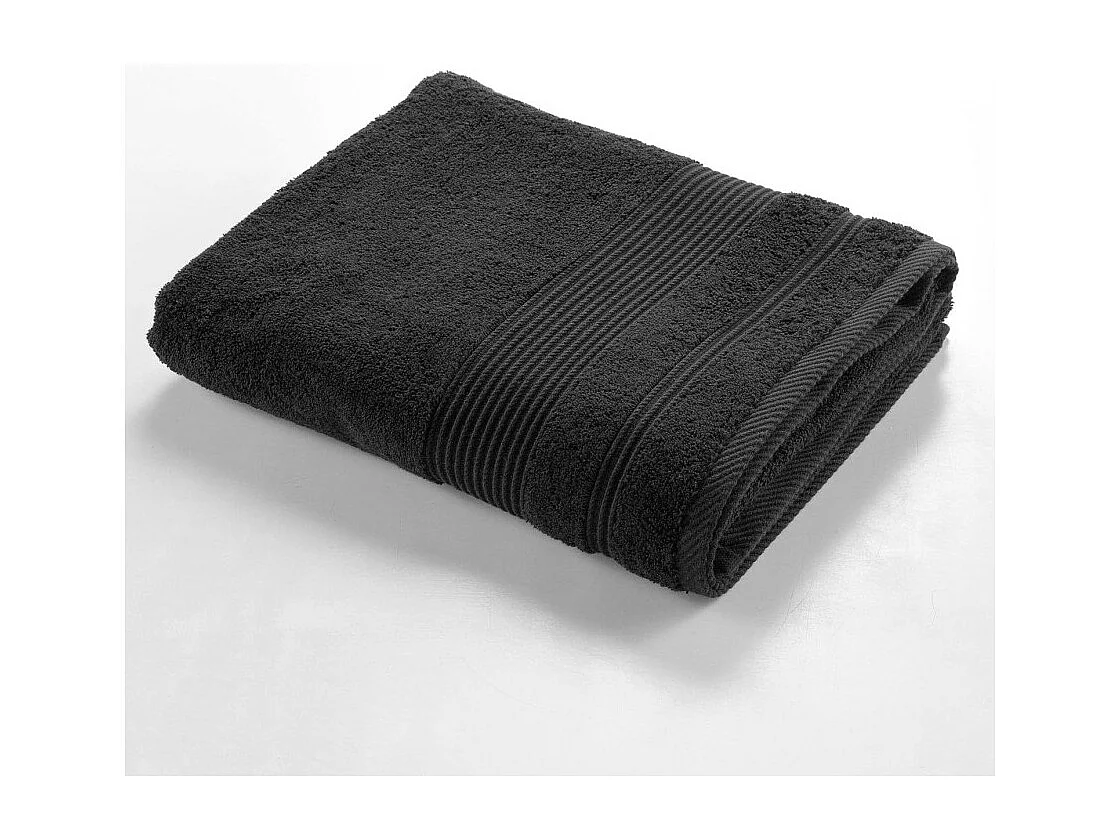 Drap de Bain "Tendresse" 90x150cm Noir