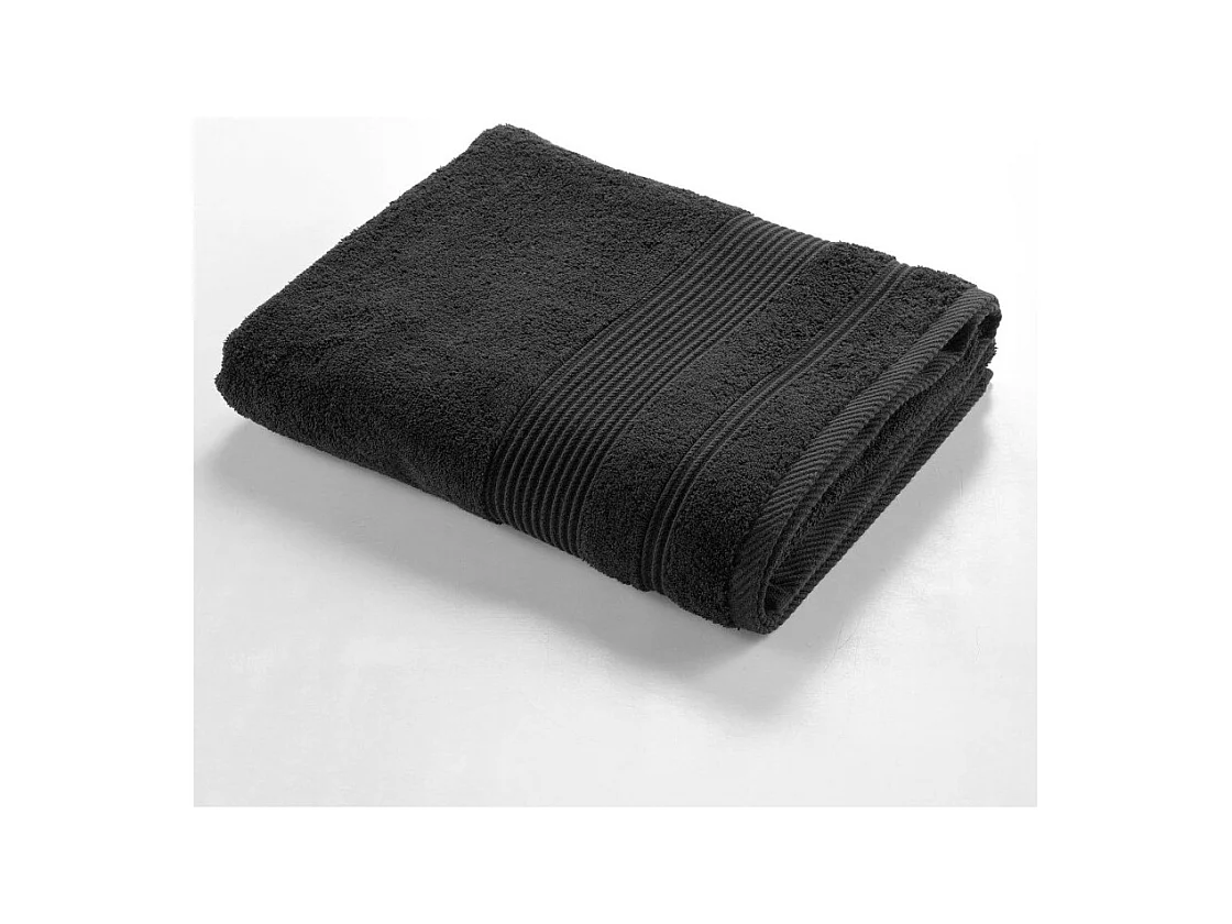 Drap de Bain "Tendresse" 90x150cm Noir