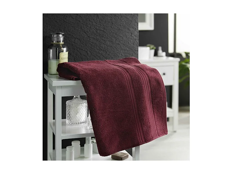 Drap de Bain "Excellence" 90x150cm Bordeaux