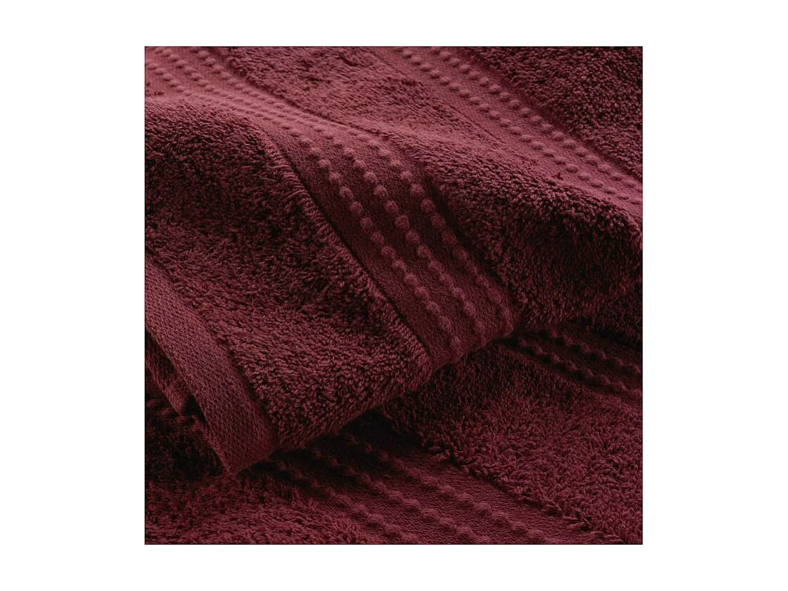 Drap de Bain "Excellence" 90x150cm Bordeaux