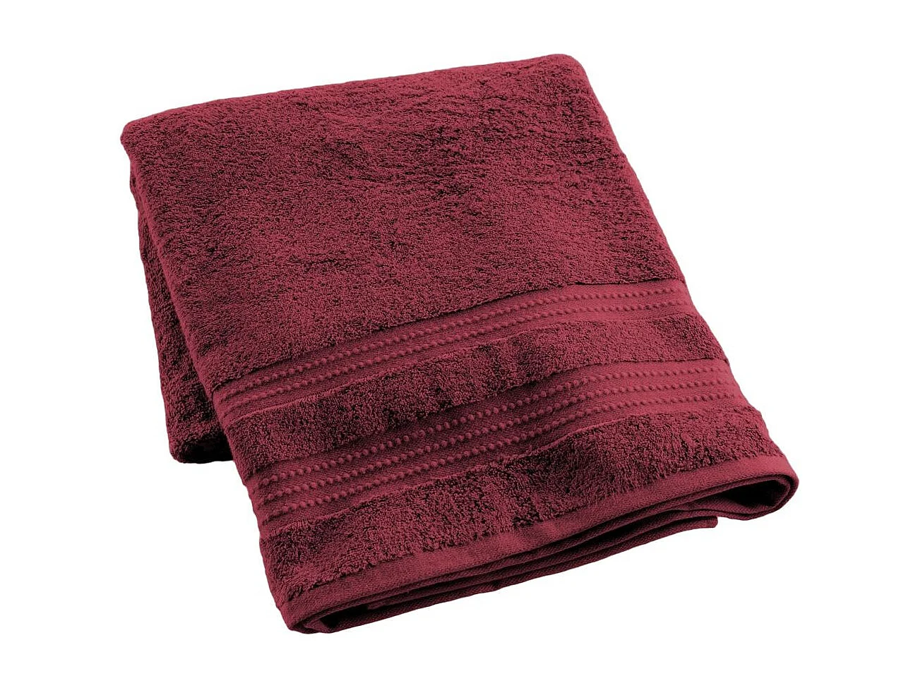 Drap de Bain "Excellence" 90x150cm Bordeaux