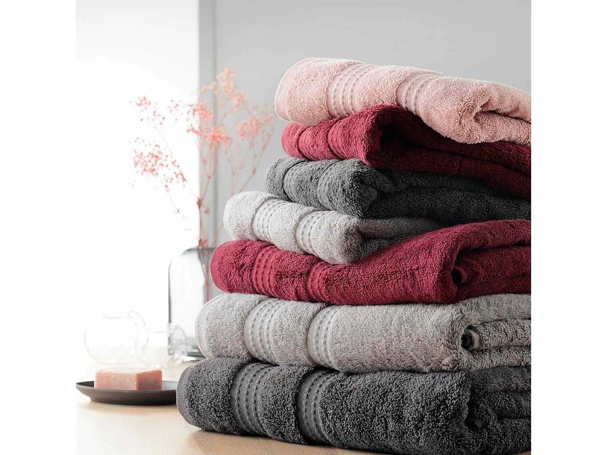 Drap de Bain "Excellence" 90x150cm Bordeaux