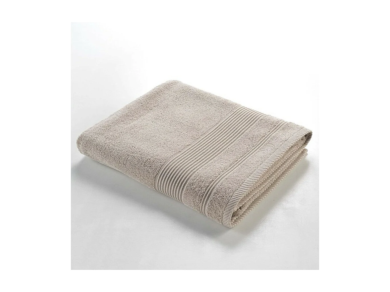 Drap de Bain "Tendresse" 90x150cm Taupe