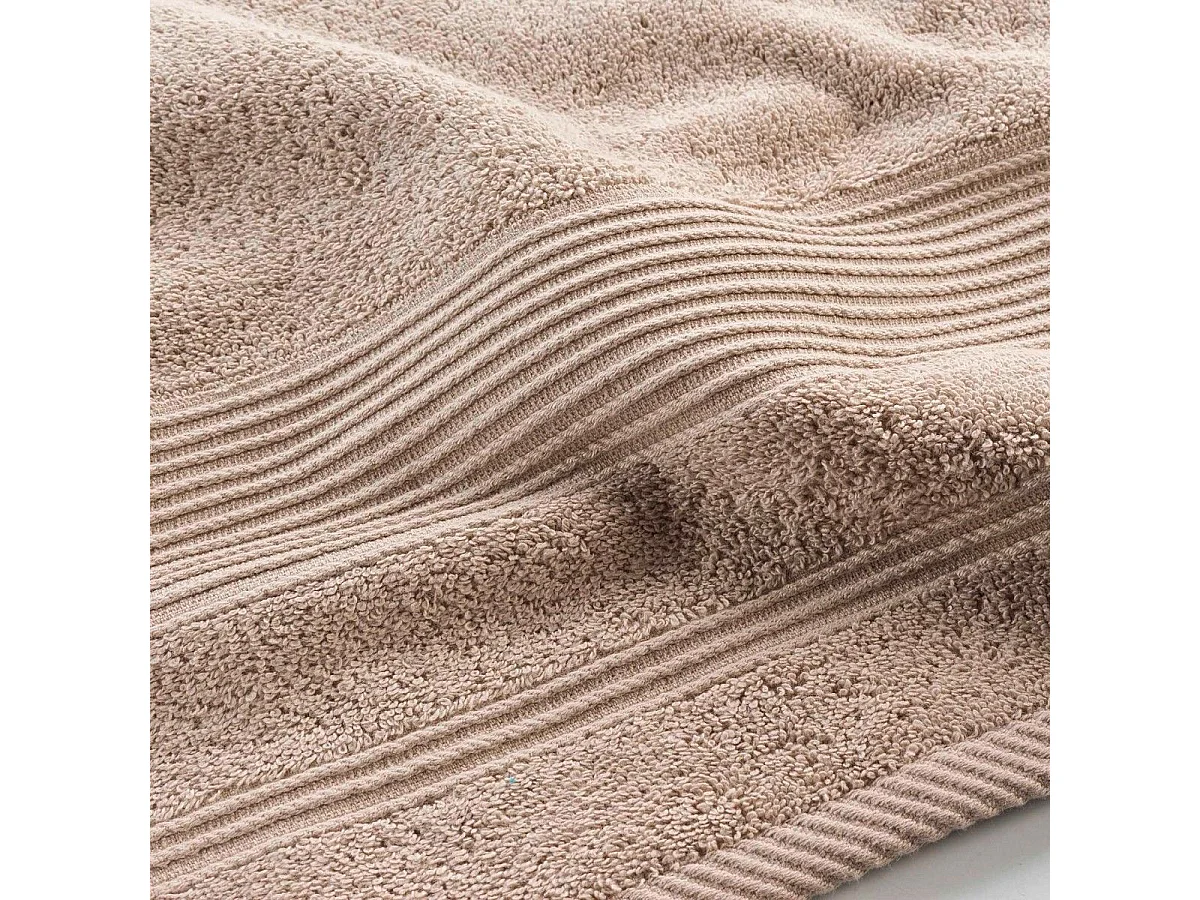 Drap de Bain "Tendresse" 90x150cm Taupe