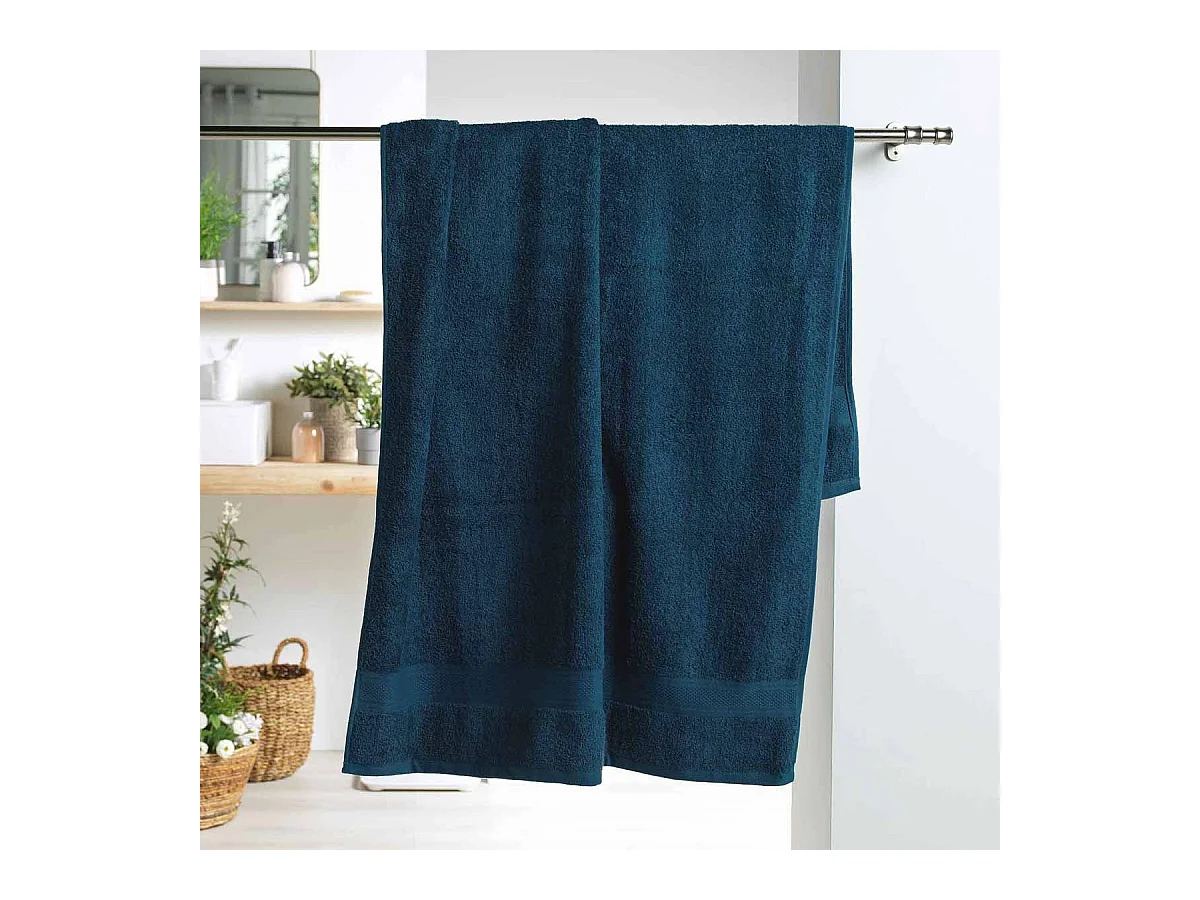 Drap de Bain "Colors" 90x150cm Bleu Nuit