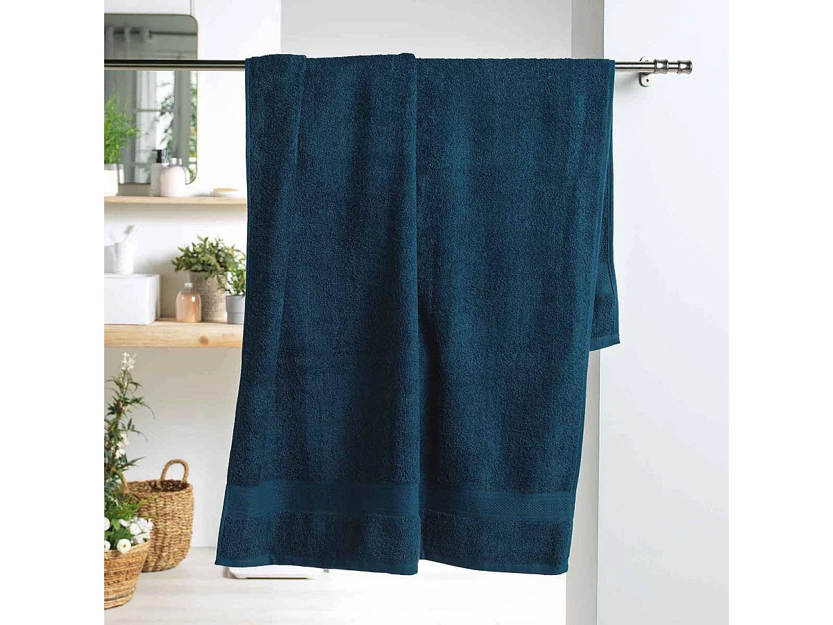 Drap de Bain "Colors" 90x150cm Bleu Nuit