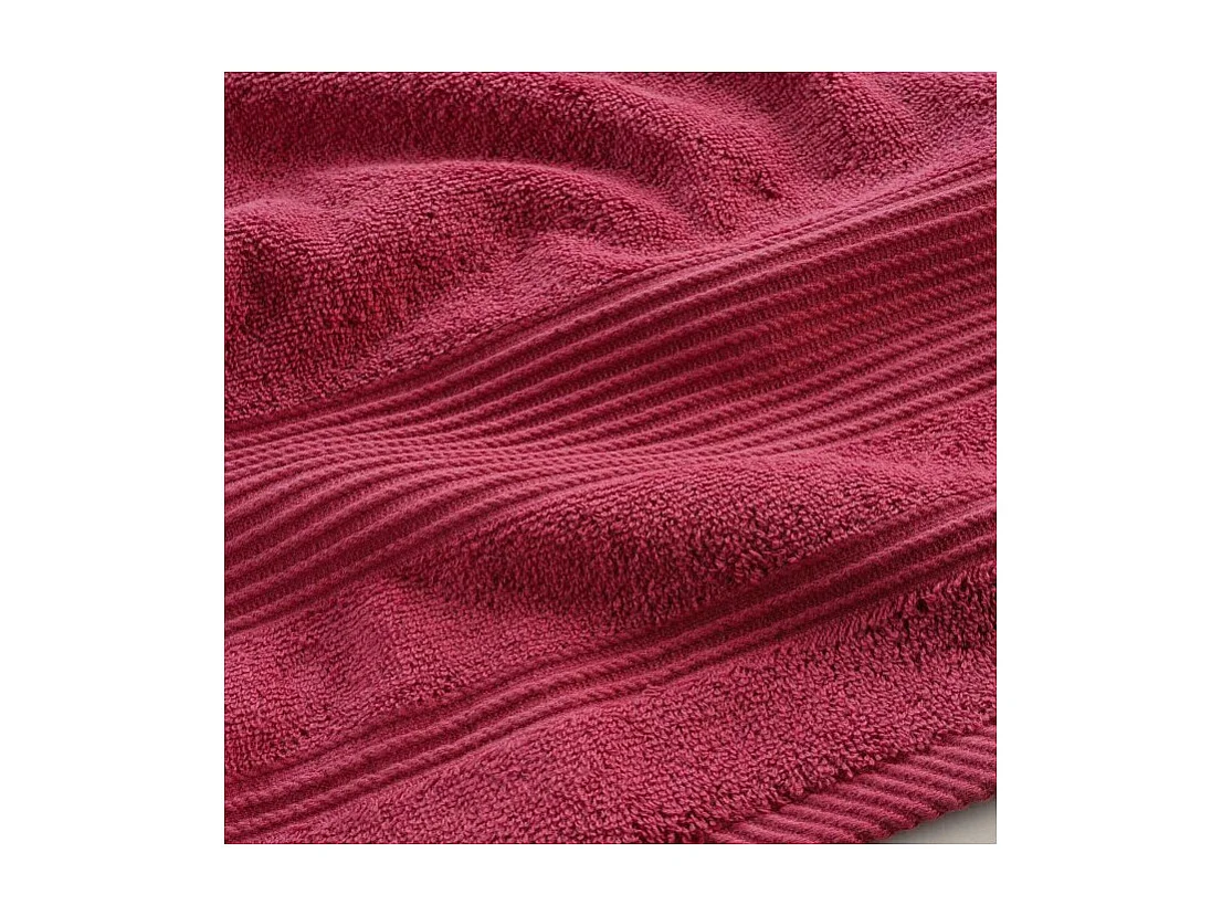 Drap de Bain "Tendresse" 90x150cm Rubis