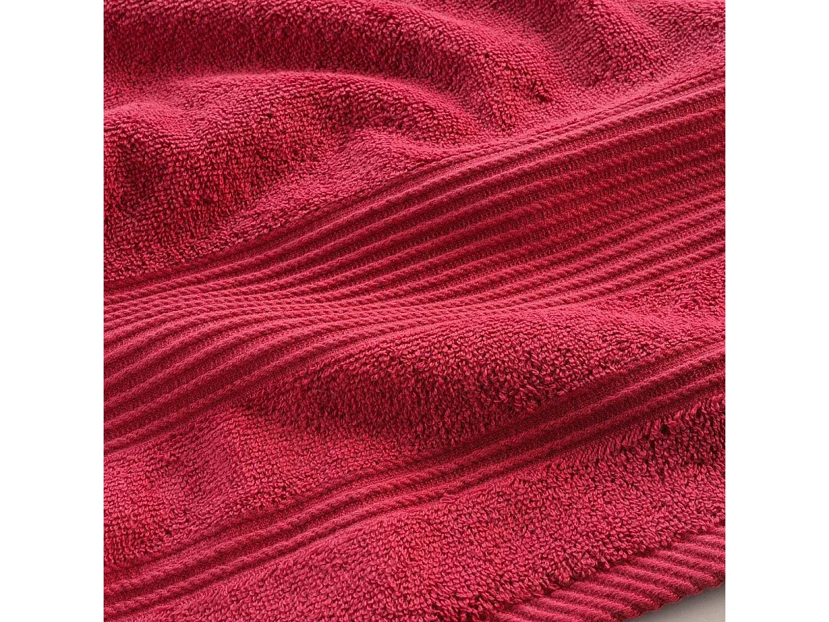 Drap de Bain "Tendresse" 90x150cm Rubis