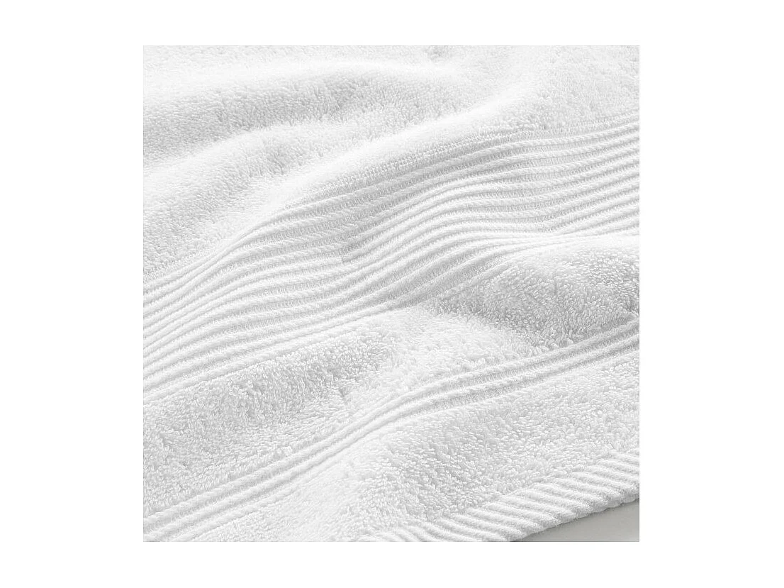 Drap de Bain "Tendresse" 90x150cm Blanc