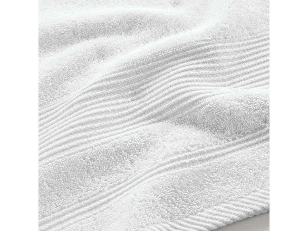 Drap de Bain "Tendresse" 90x150cm Blanc