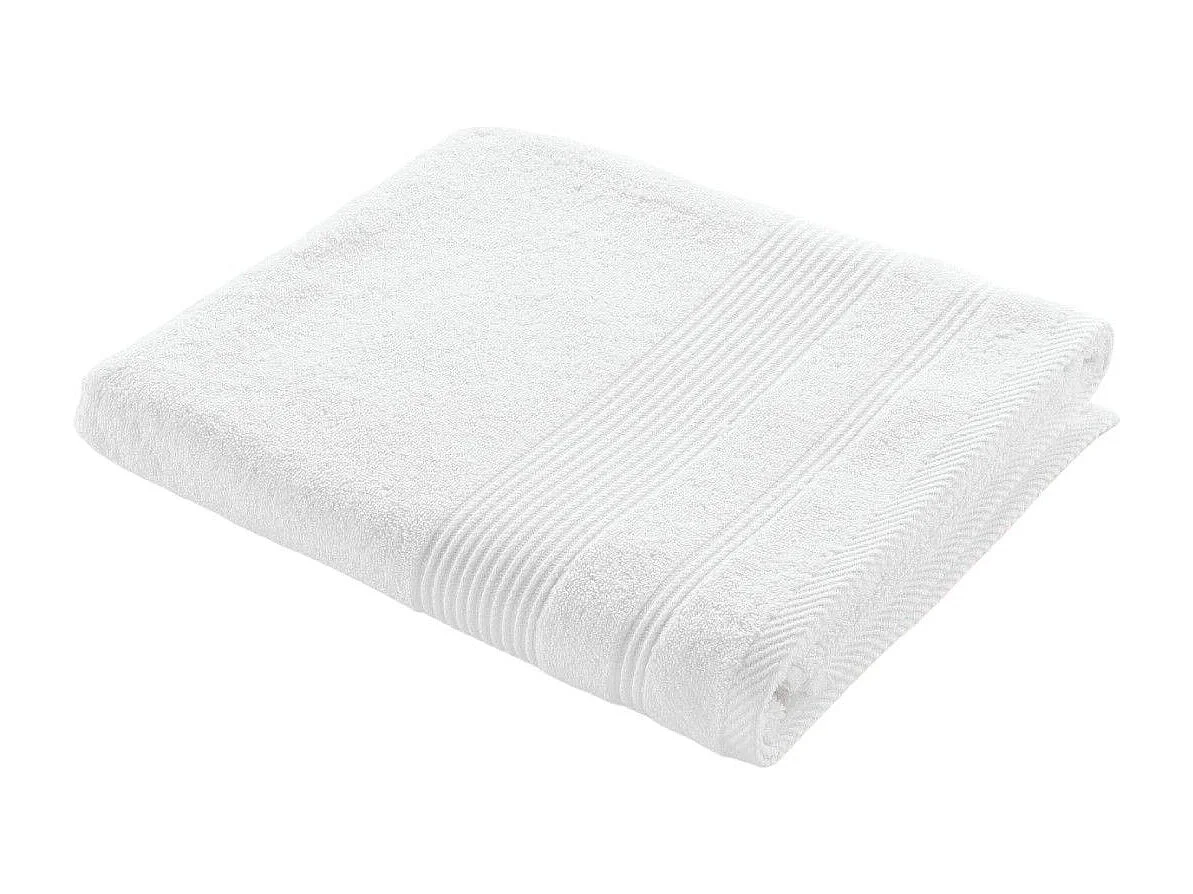 Drap de Bain "Tendresse" 90x150cm Blanc