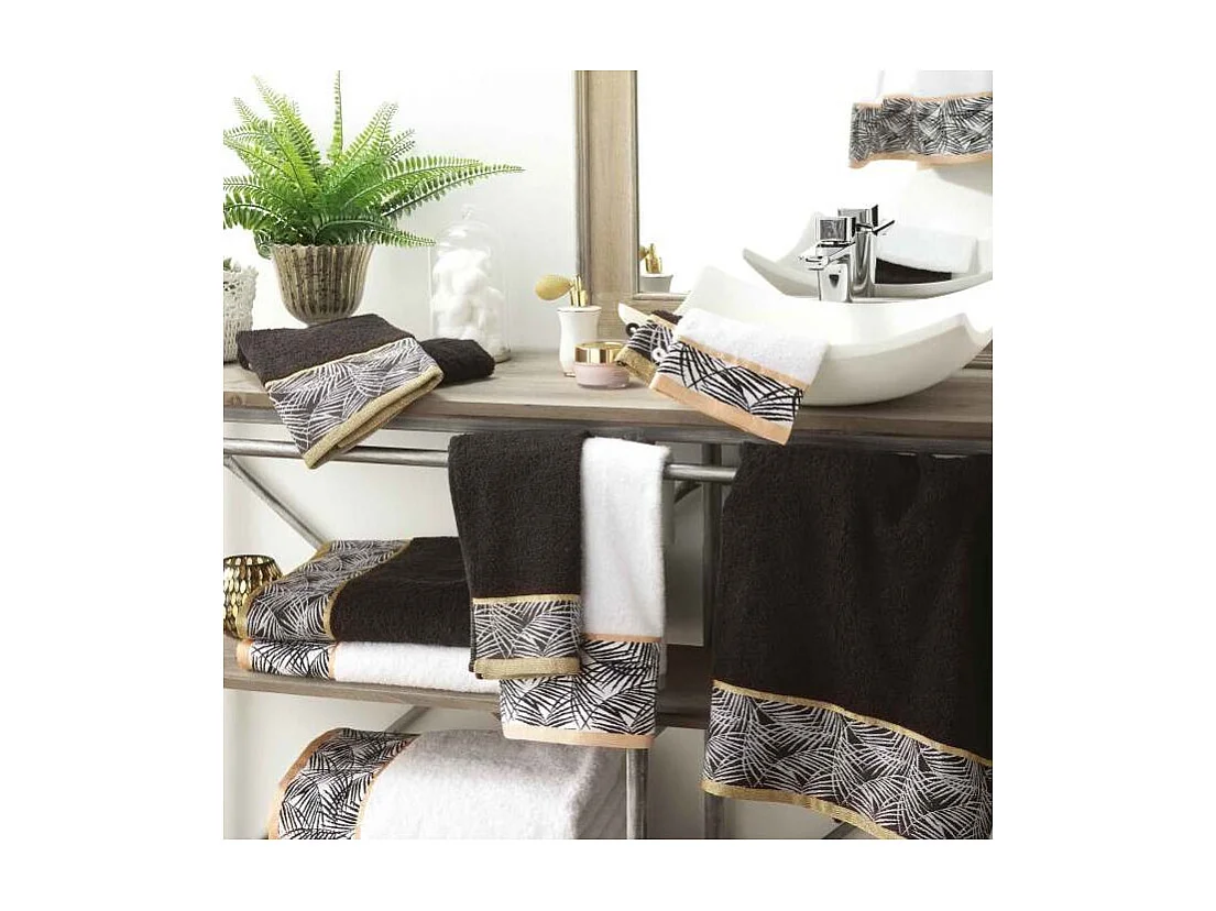 Drap de Bain "Orbella" 90x150cm Noir