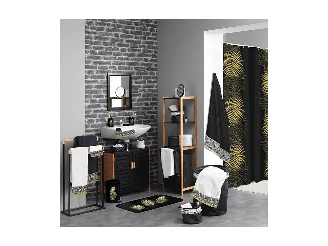 Drap de Bain "Orbella" 90x150cm Noir