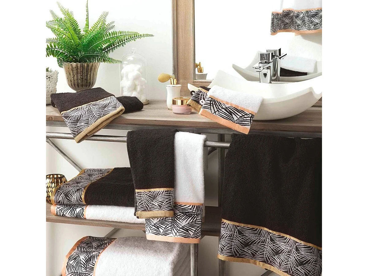 Drap de Bain "Orbella" 90x150cm Noir