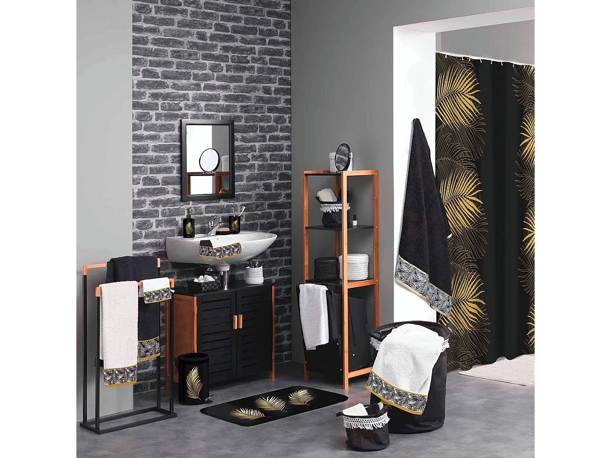 Drap de Bain "Orbella" 90x150cm Noir