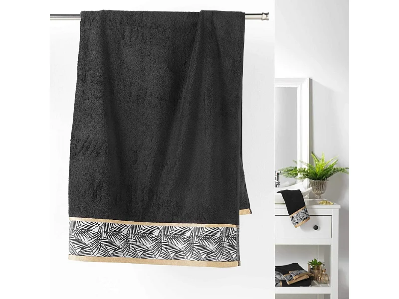 Drap de Bain "Orbella" 90x150cm Noir