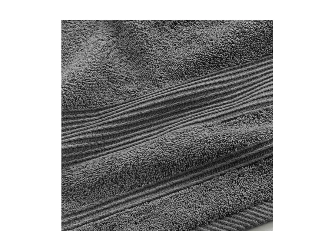 Drap de Bain "Tendresse" 90x150cm Anthracite