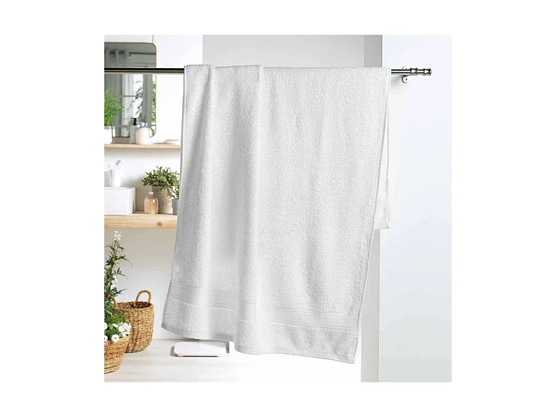 Drap de Bain "Colors" 90x150cm Blanc