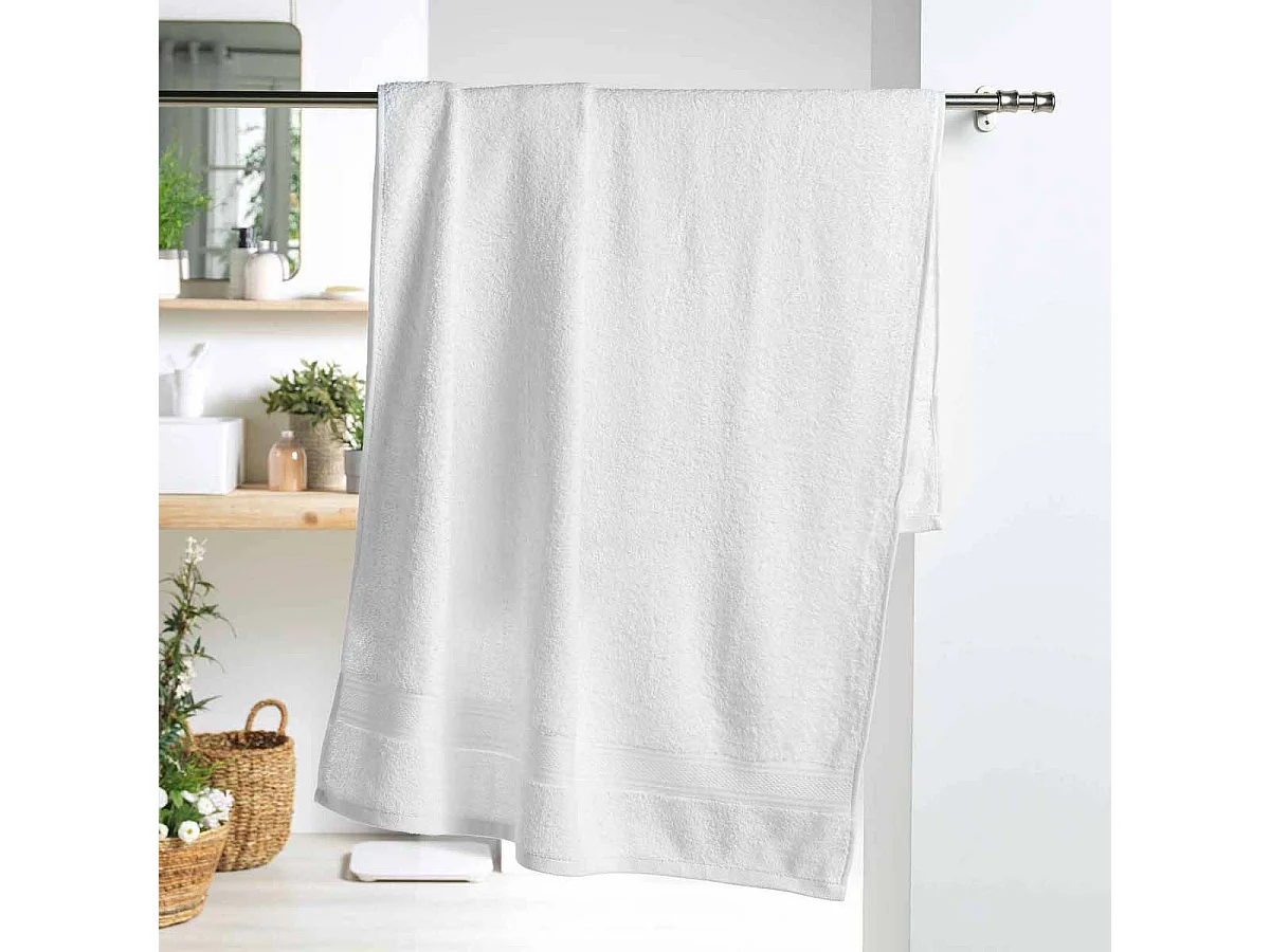 Drap de Bain "Colors" 90x150cm Blanc