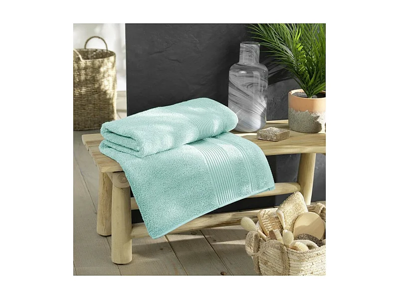Drap de Bain "Tendresse" 90x150cm Céladon