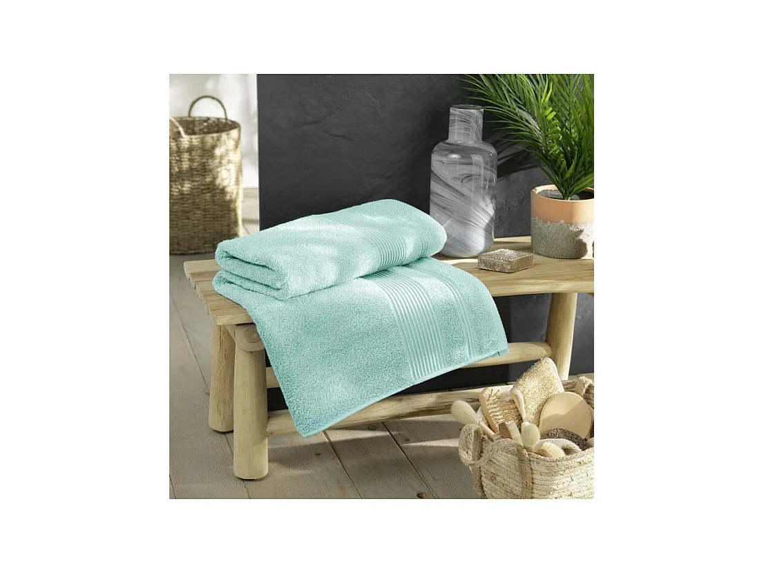 Drap de Bain "Tendresse" 90x150cm Céladon