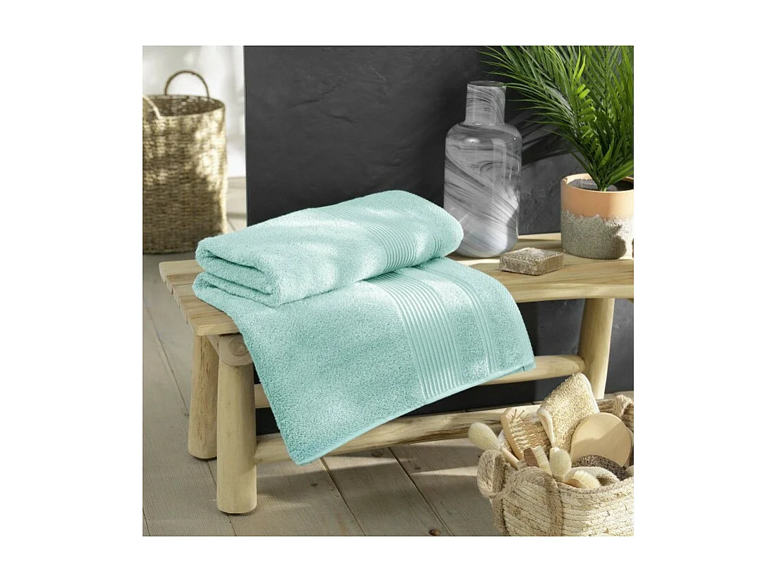 Drap de Bain "Tendresse" 90x150cm Céladon